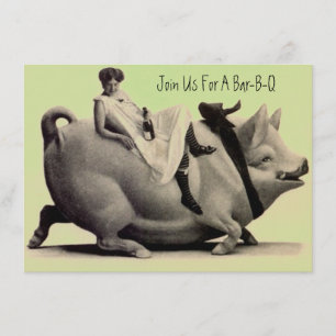 Amusement et invitations antiques de fête de