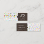 Amusement et Polk lunatique étiquettes d'un (Devant / Derrière)