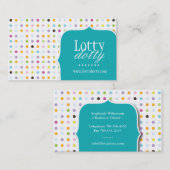 Amusement et Polk lunatique un carte de visite de (Devant / Derrière)