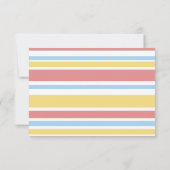 Amusement Park Birthday Party Invitation Kaart (Achterkant)