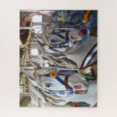 Amusement Park Carousel Horses Legpuzzel (Verticaal)