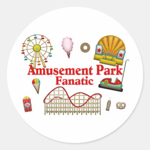 Amusement Park Fantasiatisch Ronde Sticker