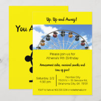 Amusement Park Ferris Wheel Invitation