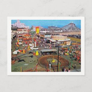 Amusement Park, Long Beach, Californië,  Briefkaart