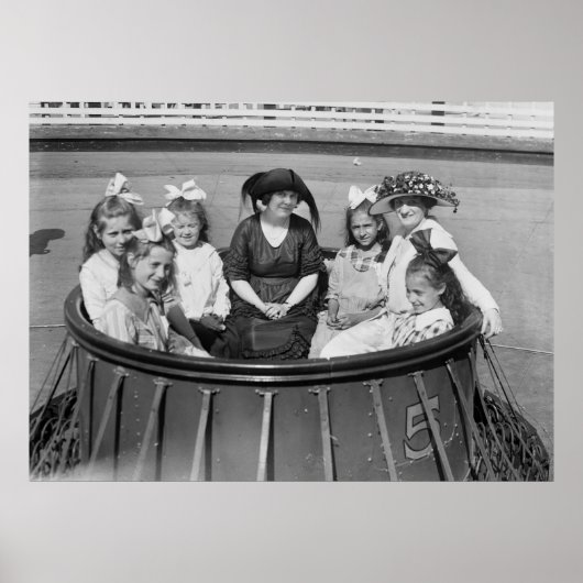 Amusement Park Ride, 1921 Poster (Voorkant)