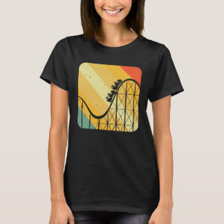 Amusement Park Theme Park Vintage Roller Coaster T-shirt