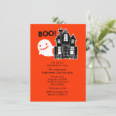 Amusement Pas Si Effrayant Invitation De La Fête D (Debout devant)