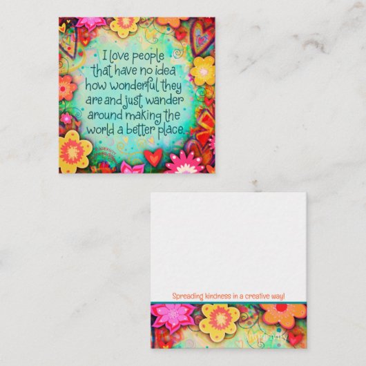Amusement Plutôt Aimer Les Gens Inspirivity Cartes (Devant / Derrière)