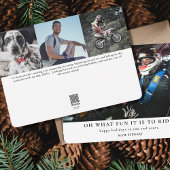 Amusement Ride Race Car Driver Carte Photo De Noël