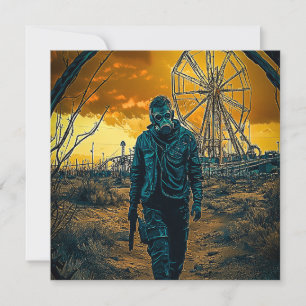 Amusementpark Feestdagenkaart