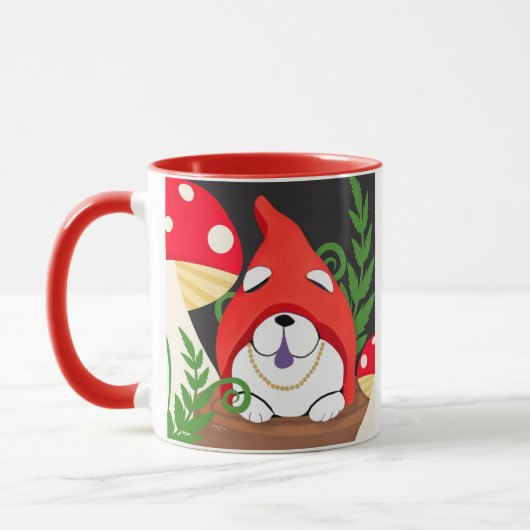 AMUSER GARS la vache gnome Mug (Gauche)
