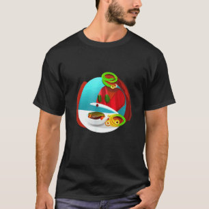 amuserende vissen Foodie T-shirt
