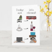 Amusez-lui et sa carte de retraite Hello (Fleur jaune)