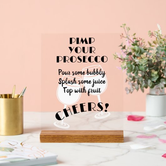 Amusez Pimp Your Prosecco Cocktail Bar Instruction (Mariage)