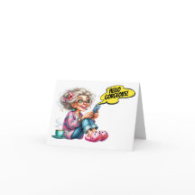 Amusez Senior avec Café et Téléphone cellulaire