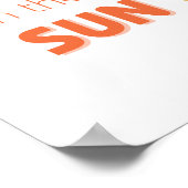 amusez-vous au soleil Poster & Imprimés (Coin)