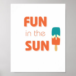 amusez-vous au soleil Poster & Imprimés