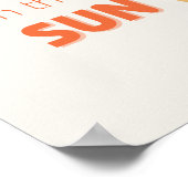 amusez-vous au soleil Poster & Imprimés (Coin)