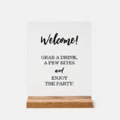 Amusez-vous Bienvenue Boissons Gratuites Prenez Un (Recto)