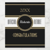 Amusez-vous ! Congrats personnalisés Étiquette de  (Étiquettes simples)