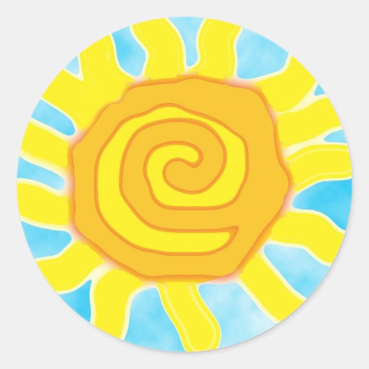 Amusez-vous dans les stickers Sun (Devant)