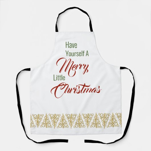 Amusez-Vous Un Joyeux Petit Tablier De Noël (Recto)