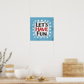 Amusons-nous Poster Poster Wall Art (Cuisine)