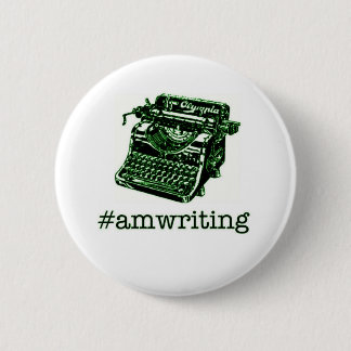 #amwriting ronde button 5,7 cm