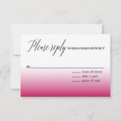 Amy Bows Ribbon & Lace RSVP fuschia (Achterkant)