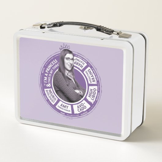 Amy Farrah Fowler Info Grafisch (Achterkant)