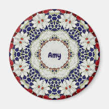 AMY ~ Gepersonaliseerde Paaspatroon Fractal ~ Magn