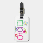 Amy (in het Koreaans) Bagagelabel (Voorkant verticaal)