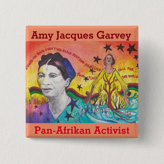 Amy Jacques Garvey Button (Voorkant)