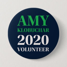 Amy Klobuchar 2020 Volunteer Round Button