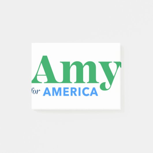 Amy Klobuchar voor President 2020 Post-it® Notes (Voorkant)
