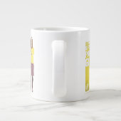 Amy | Meisje van de downtown Hipster Party Extra Grote Beker (Achterkant)