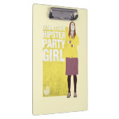 Amy | Meisje van de downtown Hipster Party Klembord (Rechts)