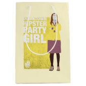 Amy | Meisje van de downtown Hipster Party Medium Cadeauzakje (Voorkant)