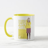 Amy | Meisje van de downtown Hipster Party Mok (Links)