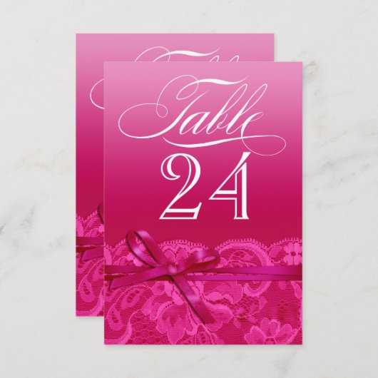 Amy Table Card-24 Kaart (Voorkant / Achterkant)