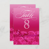 Amy Table Card-8 Kaart (Voorkant / Achterkant)