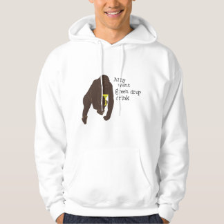 Amy wil groene Drink Hoodie