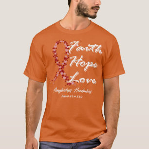 Amyloïdose Hoofdpijn Bewustzijn Geloof Hoop In Lie T-shirt