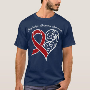 Amyloïdose Hoofdpijn Bewustzijn Hartlint Gift T-shirt