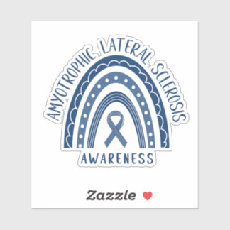 Amyotrofe laterale sclerose ALS regenboog Sticker