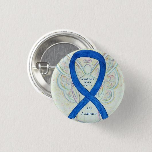 Amyotrofe zijdelingse sclerose Bewustheid Ronde Button 3,2 Cm (Voorkant /achterkant)