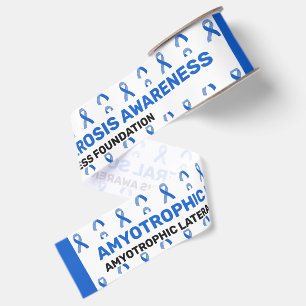 Amyotrofische Laterale Sclerose Bewustzijnspatroon Grosgrain Lint