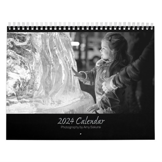 Amy's 2024 monochrome kalender (Hoes)