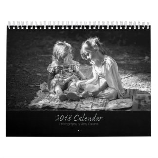 Amy's Monochrome Photo Calendar van 2018 Kalender