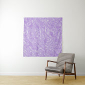 Amythest en White Marble Pattern Wandkleed (In situ)